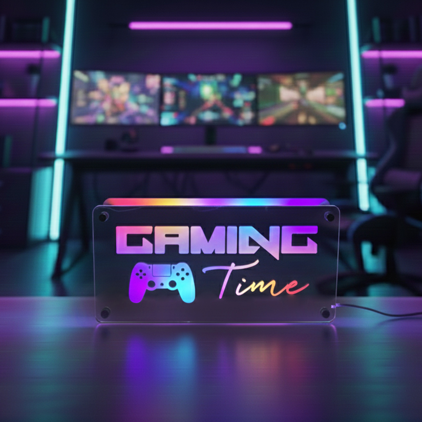 Gaming Time Backlit Mirror