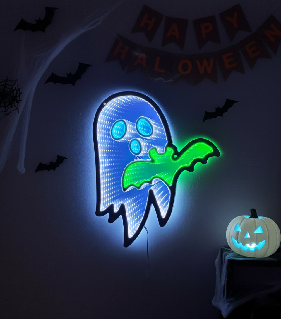 Halloween Ghost Infinity Light