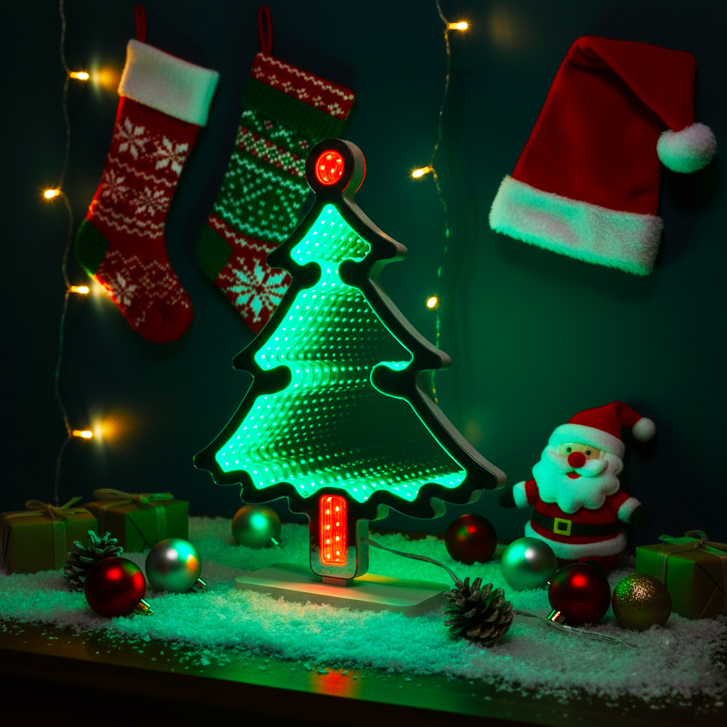 Christmas Tree Infinity Light