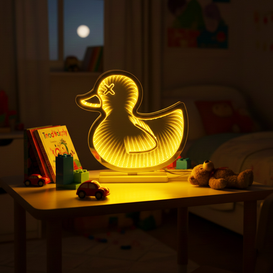 Yellow Duck Infinity Light
