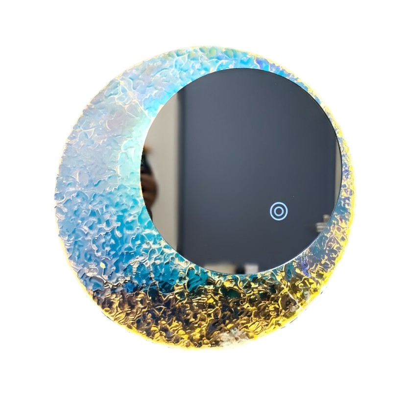 Moon Iridescent Mirror Light