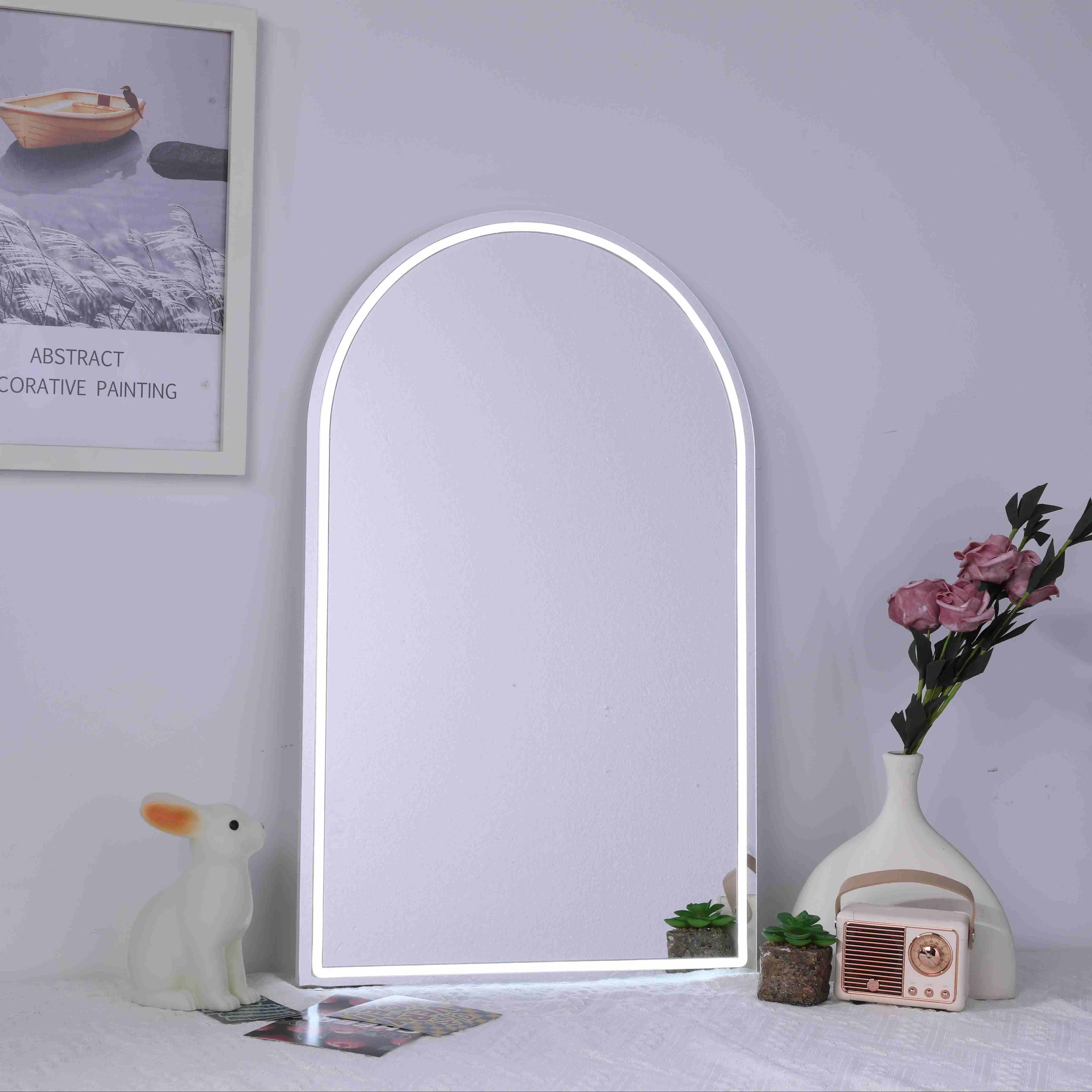 Arched Door Neon Mirror