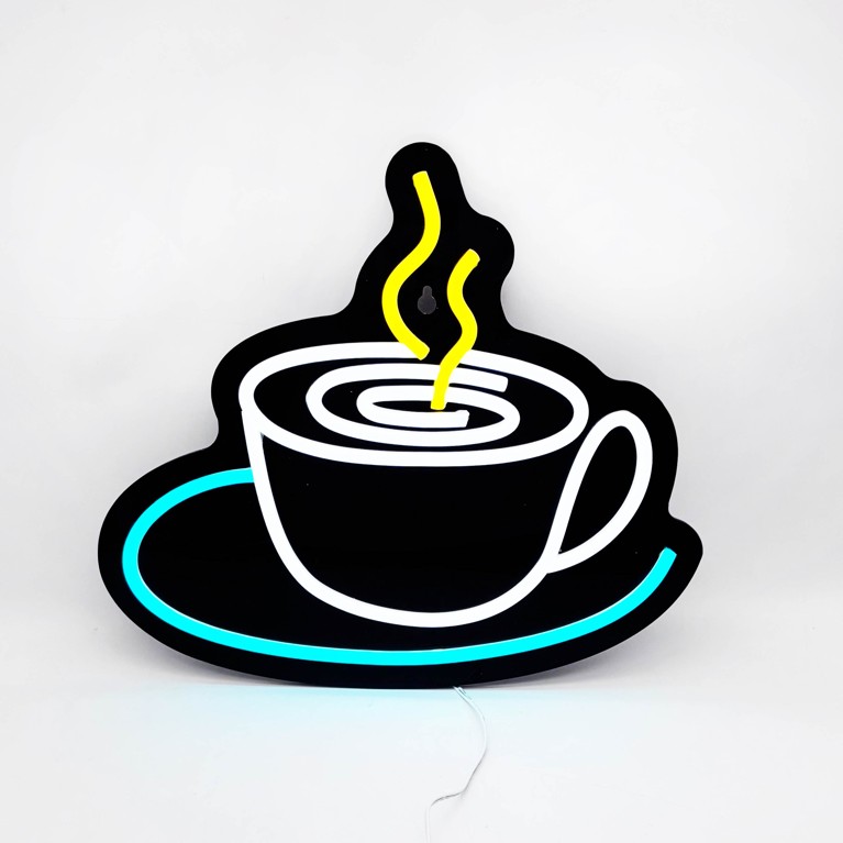 Coffee Cup Neon Sign