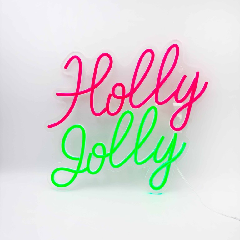 Holly Jolly Neon Sign