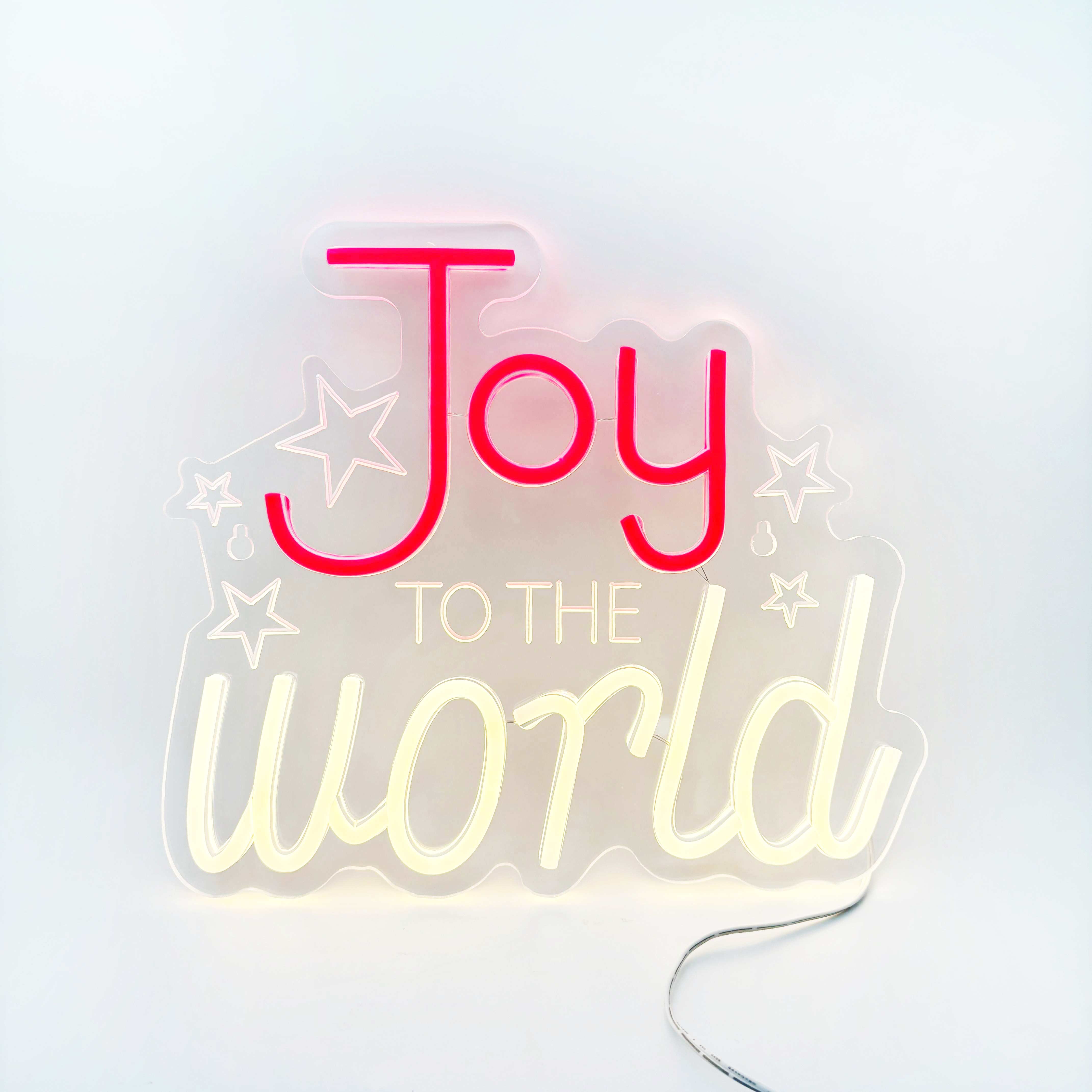 Joy To The World Neon Sign