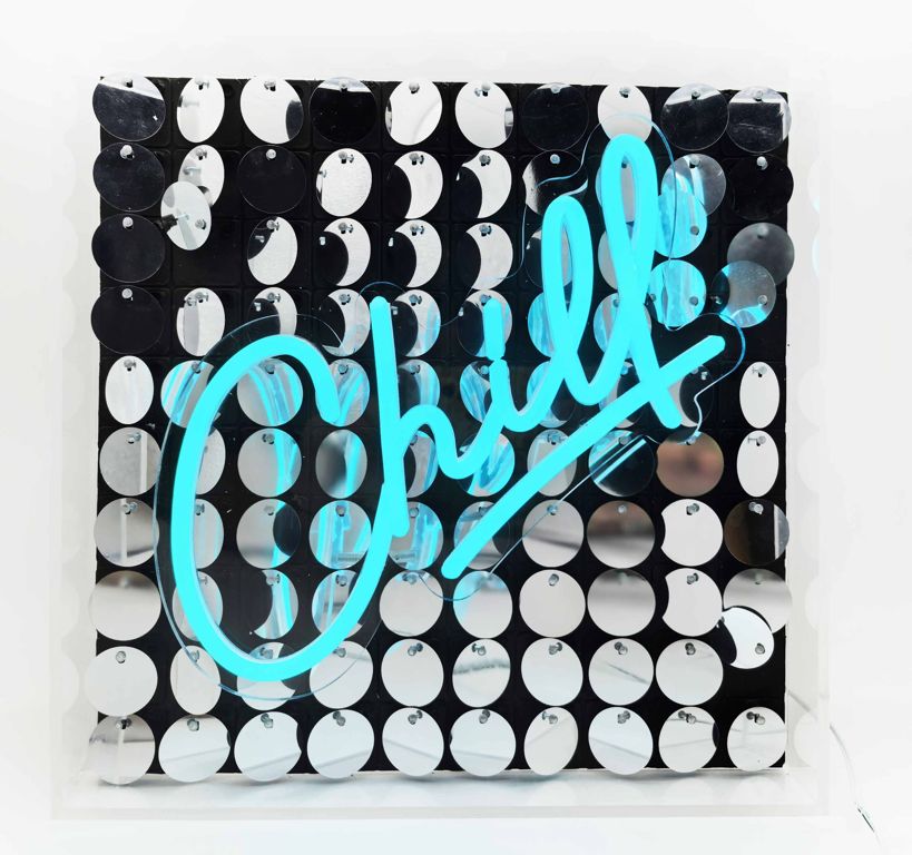 Chill Sequin Neon Box